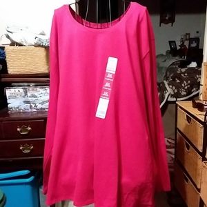 Women's long sleeve t shirt size 5x